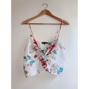 Floral crop top